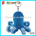 Promotional with cheapest price for high quality plush octopus keychain